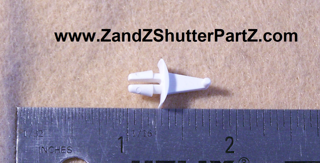 Single Louver Connector for Vinyl & Poly Plantation Shutters – Value Pack of 100