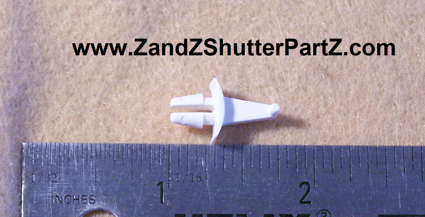 Single Louver Connector for Vinyl & Poly Plantation Shutters – Value Pack of 100